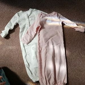 Preemie sleep gowns